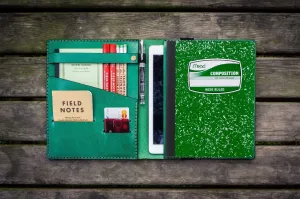 iPad Pro 11 - Pro 10.5 and B5 size Notebook Cover - Green