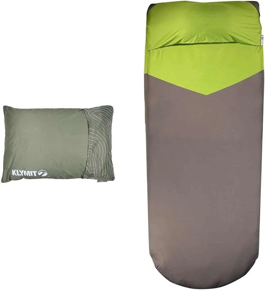 Klymit Drift Camping Pillow, Shredded Memory Foam Travel Pillow