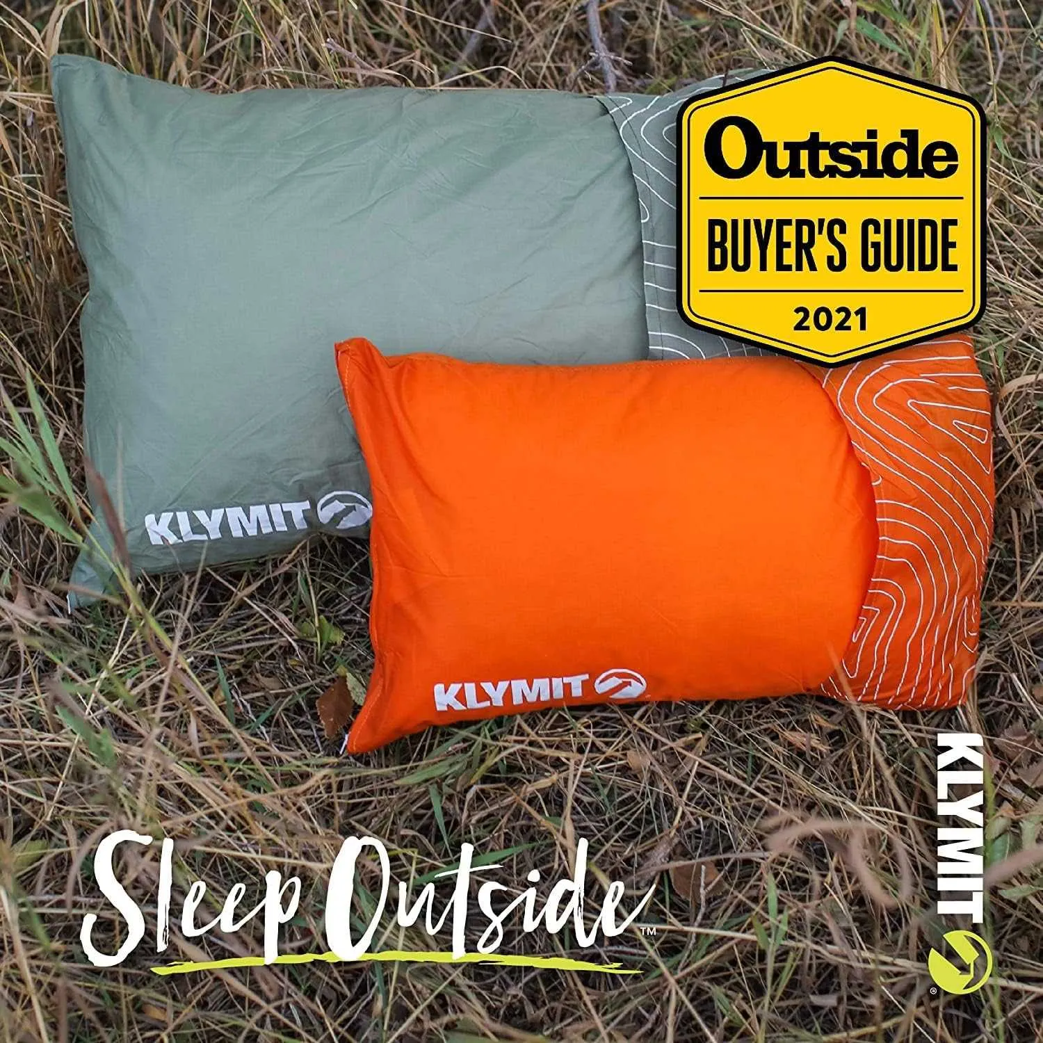 Klymit Drift Camping Pillow, Shredded Memory Foam Travel Pillow