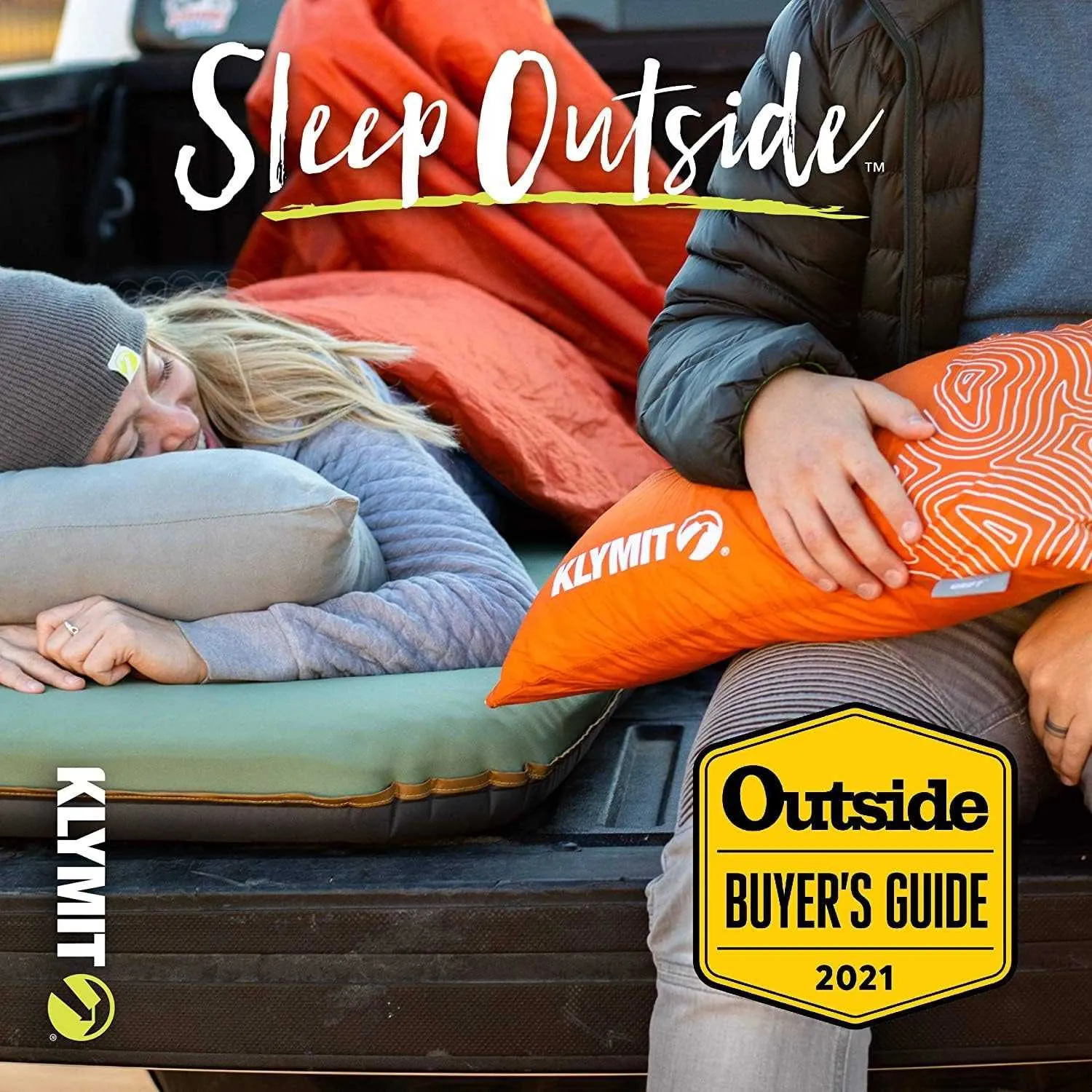 Klymit Drift Camping Pillow, Shredded Memory Foam Travel Pillow