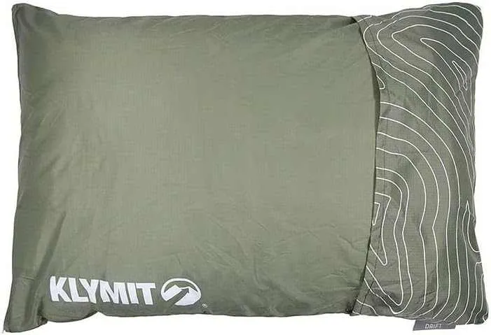 Klymit Drift Camping Pillow, Shredded Memory Foam Travel Pillow