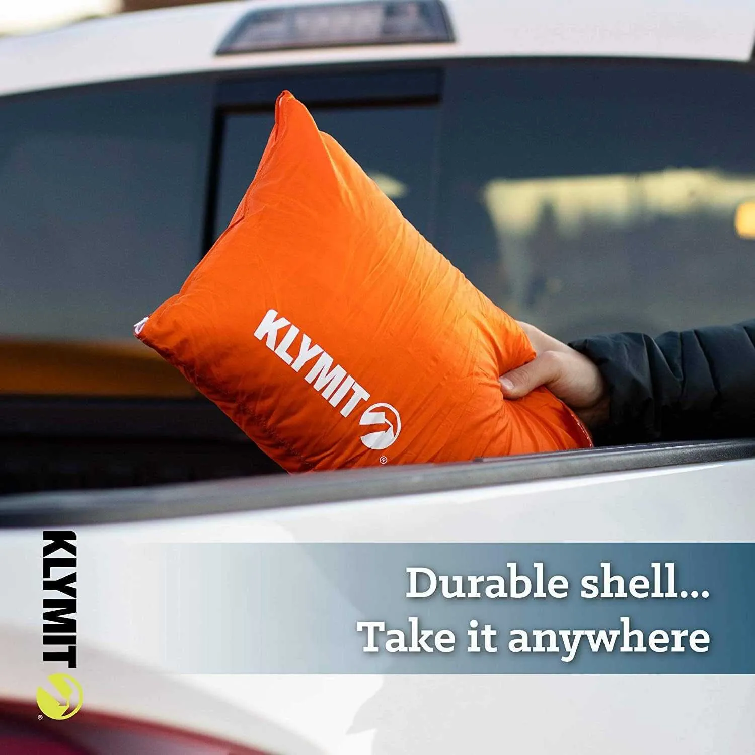 Klymit Drift Camping Pillow, Shredded Memory Foam Travel Pillow