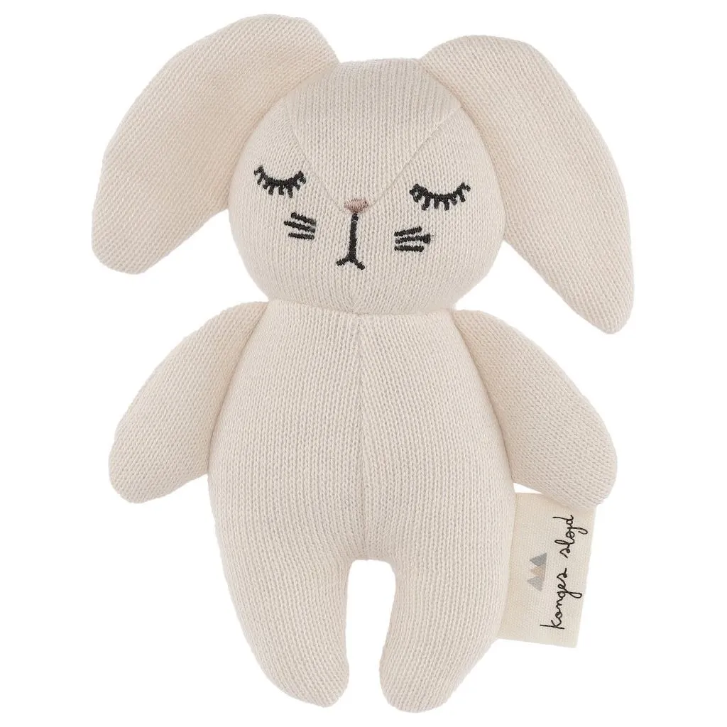 KONGES SLØJD - Soft Toy/Rattle - Mini Rabbit
