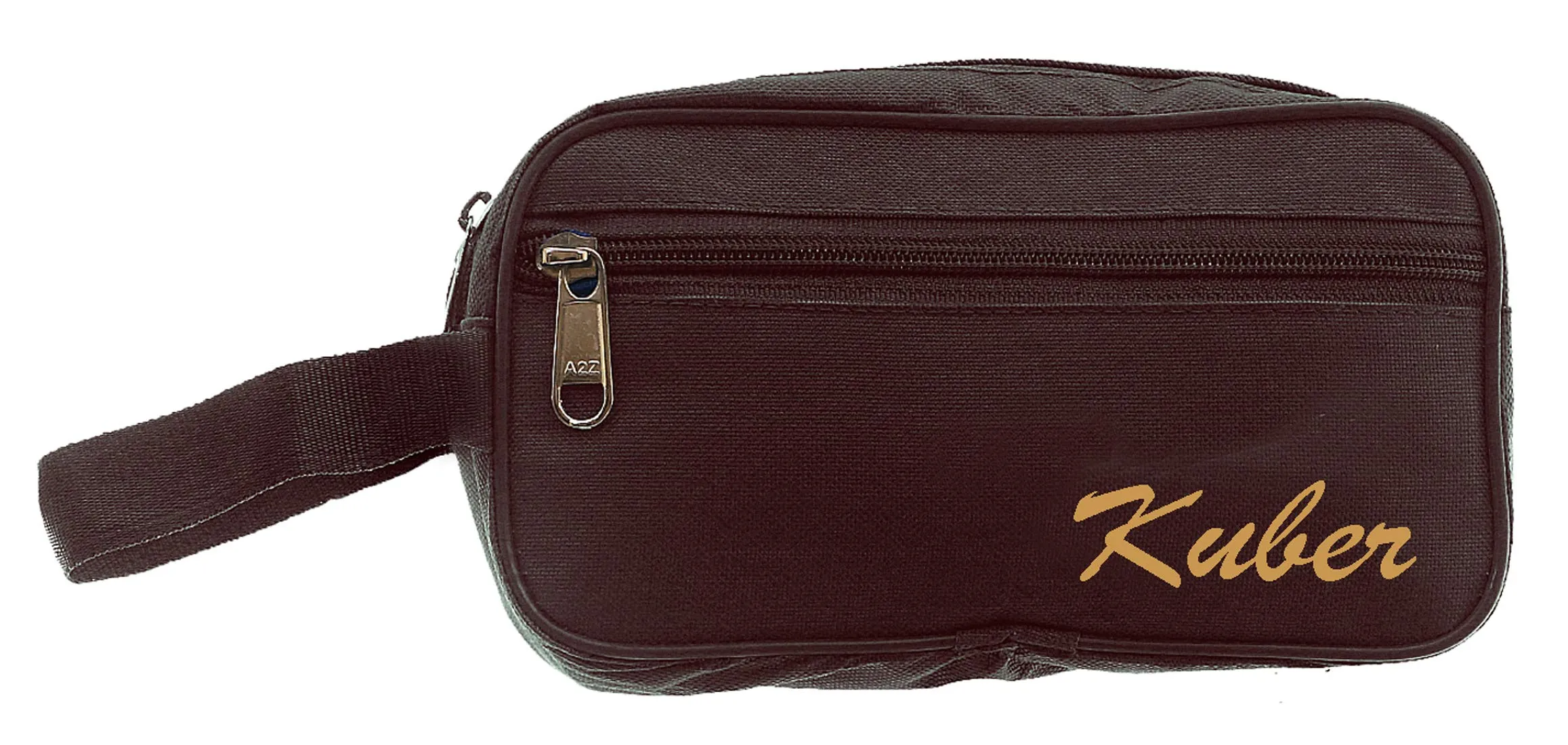 Kuber Industries 2 Pieces Multipurpose Canvas Toiletry Travel Shaving Kit,(Brown) - CTKTC31459