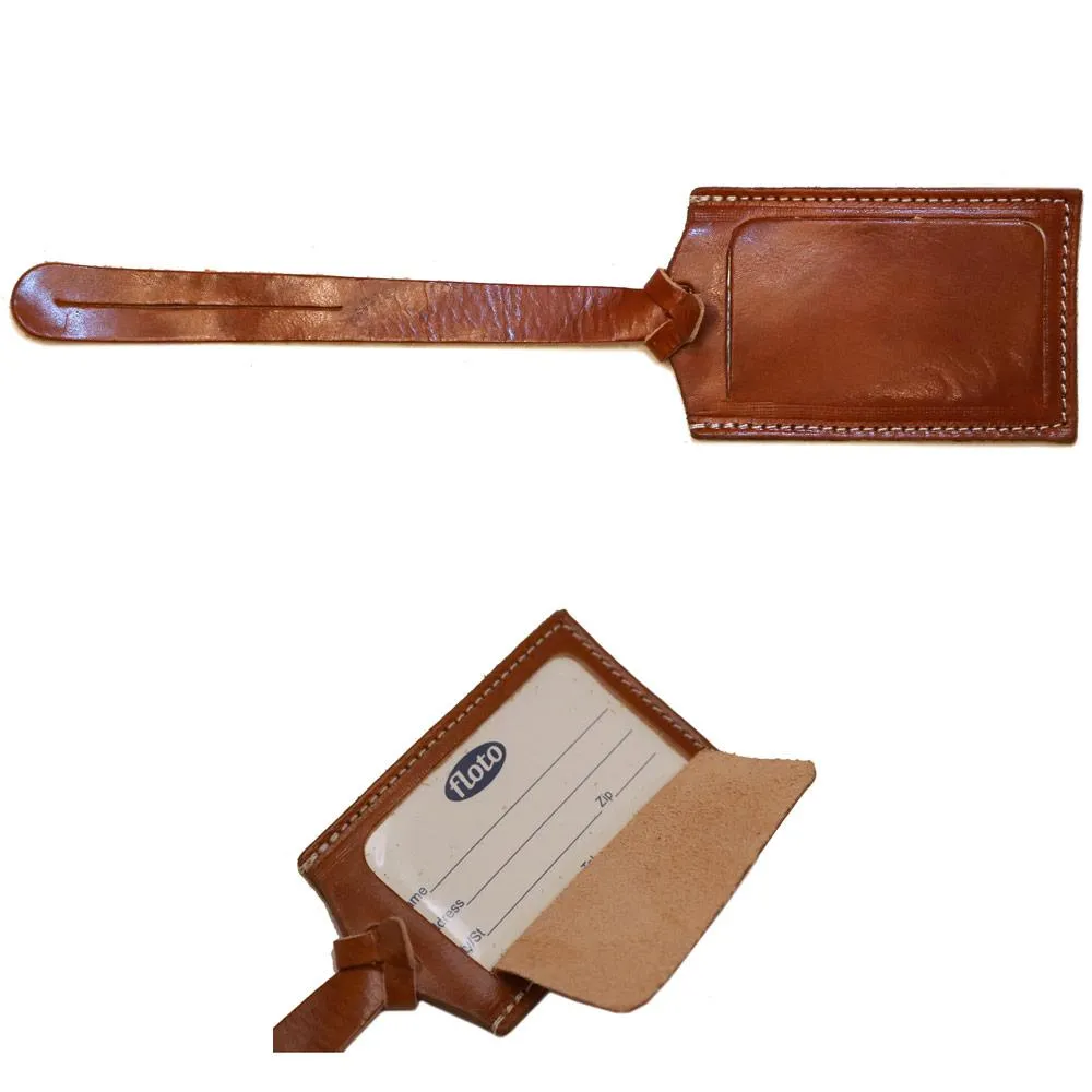 Leather Luggage Tag