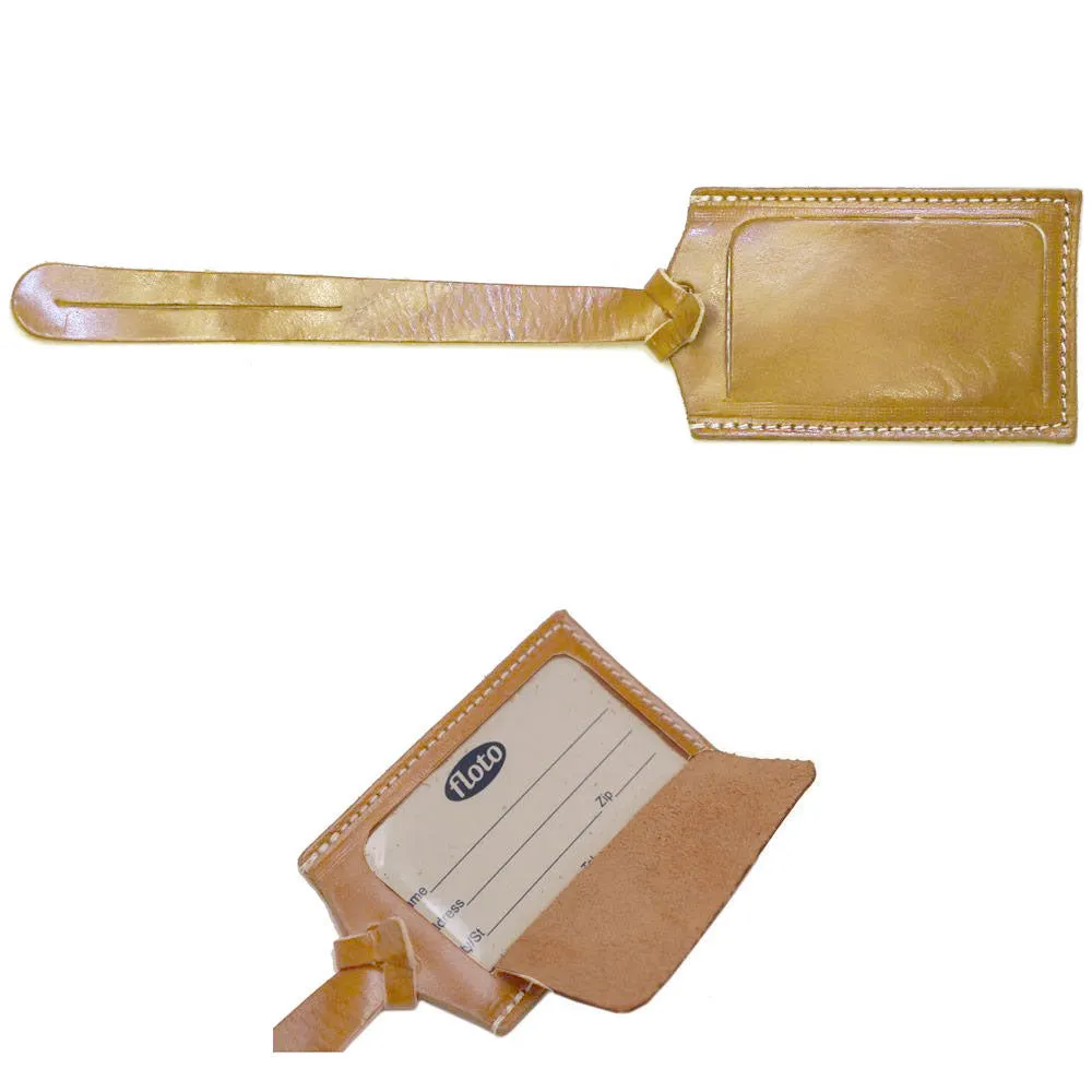 Leather Luggage Tag
