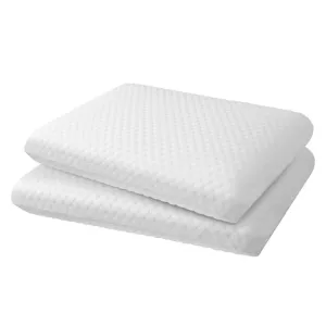 Linenova Cooling Gel Neck Support Memory Foam Pillow 2 Pack
