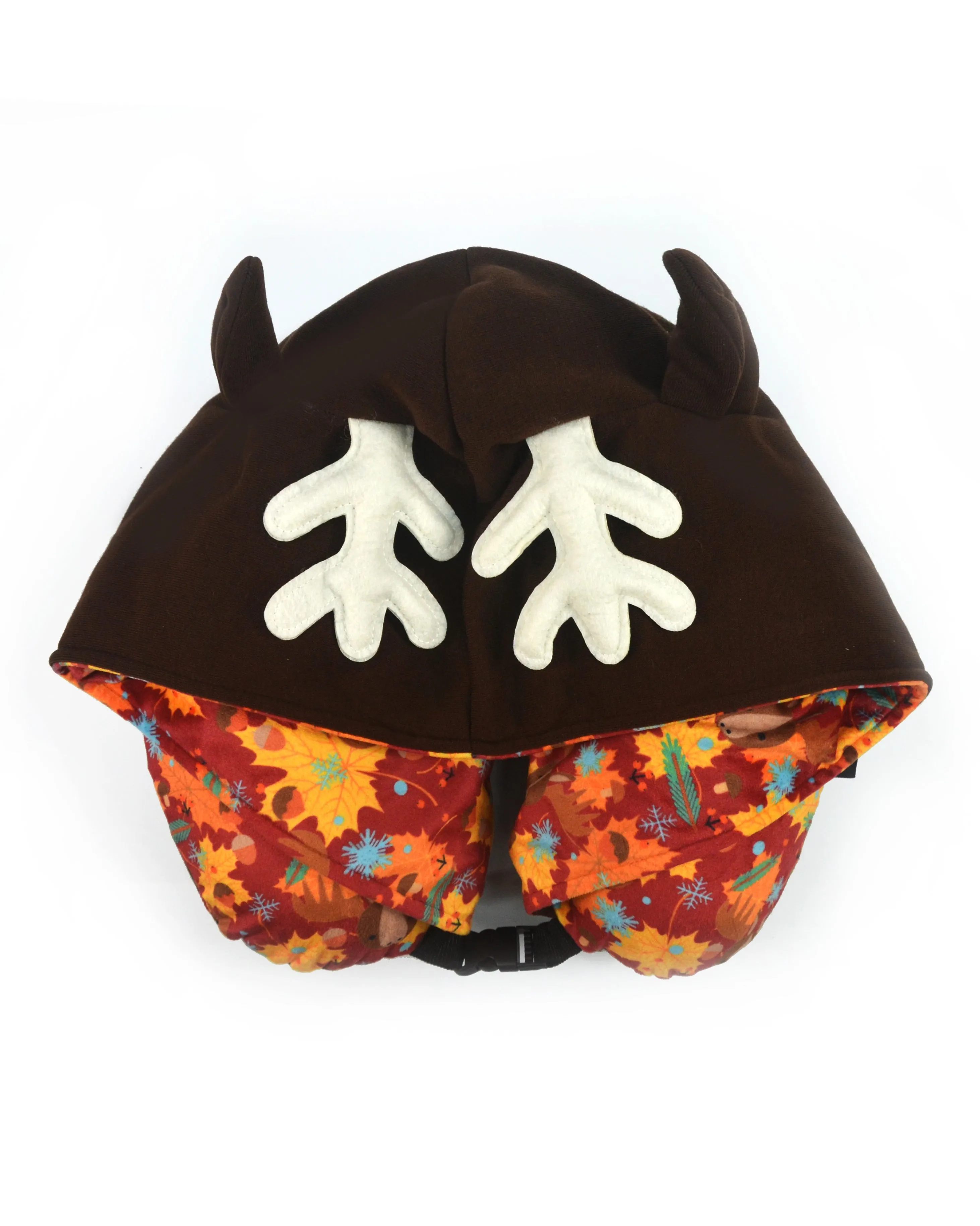 <A 000a51>"Moose & Maple" Memory Foam Travel Hoodie Pillow
