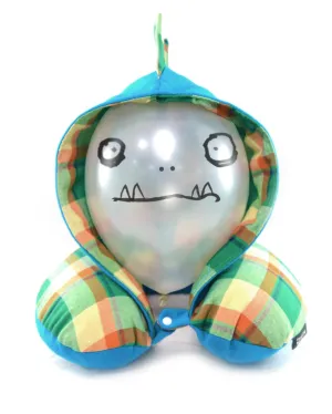 <ap1> Special Edition "Dino"  Memory Foam Travel Hoodie Pillow by Alfalfa