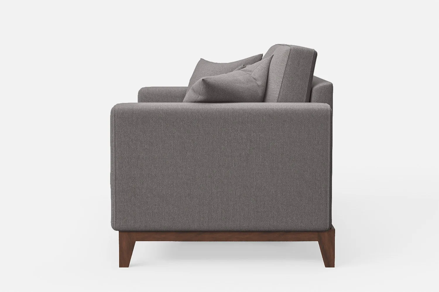 Lucca 2 Seater Sofa Grey Linen Fabric