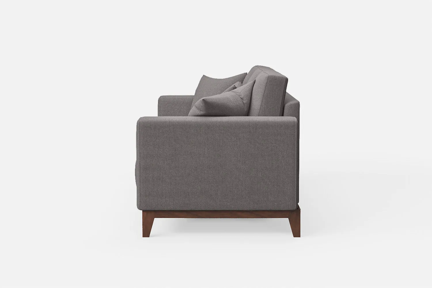 Lucca 3 Seater Sofa Grey Linen Fabric