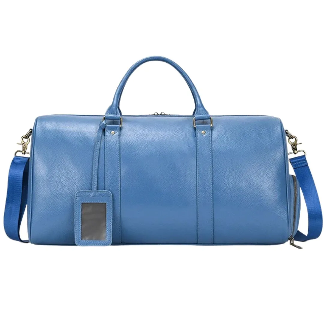 Luxury Leather Weekend Travel Bag