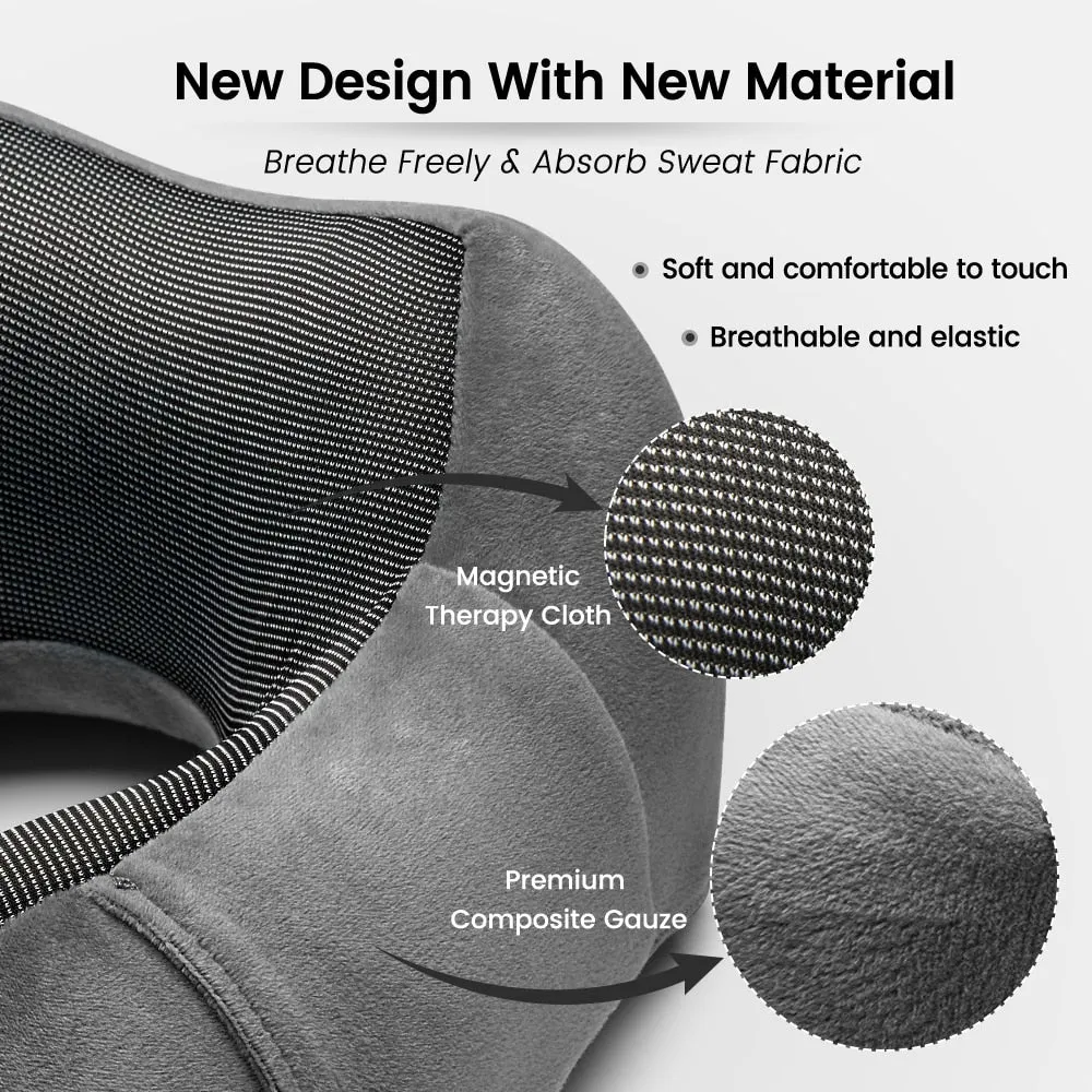 Luxury U-Shaped Memory Foam Travel Neck Pillow Cushion