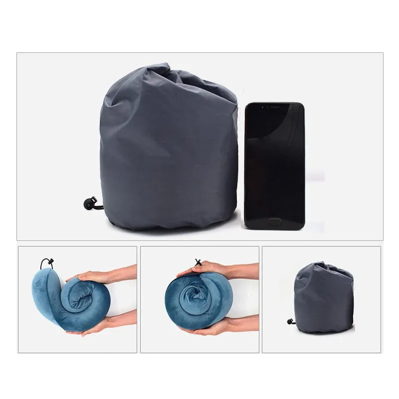 Luxury U-Shaped Memory Foam Travel Neck Pillow Cushion