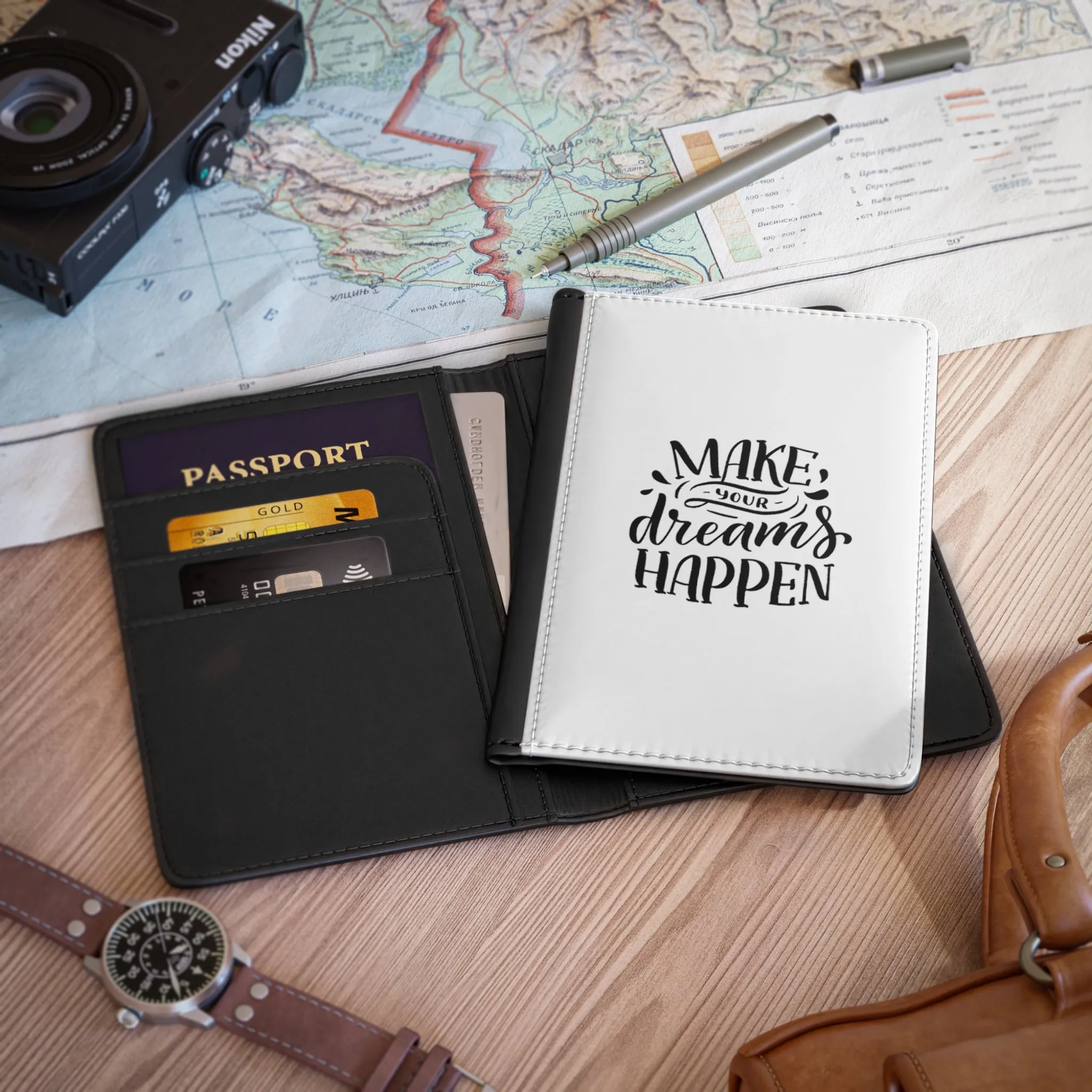 Make your dreams happen Passport Cover