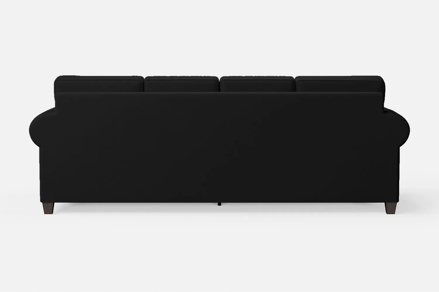 Marano 4 Seater Sofa Black Leather