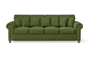 Marano 4 Seater Sofa Lime Velvet