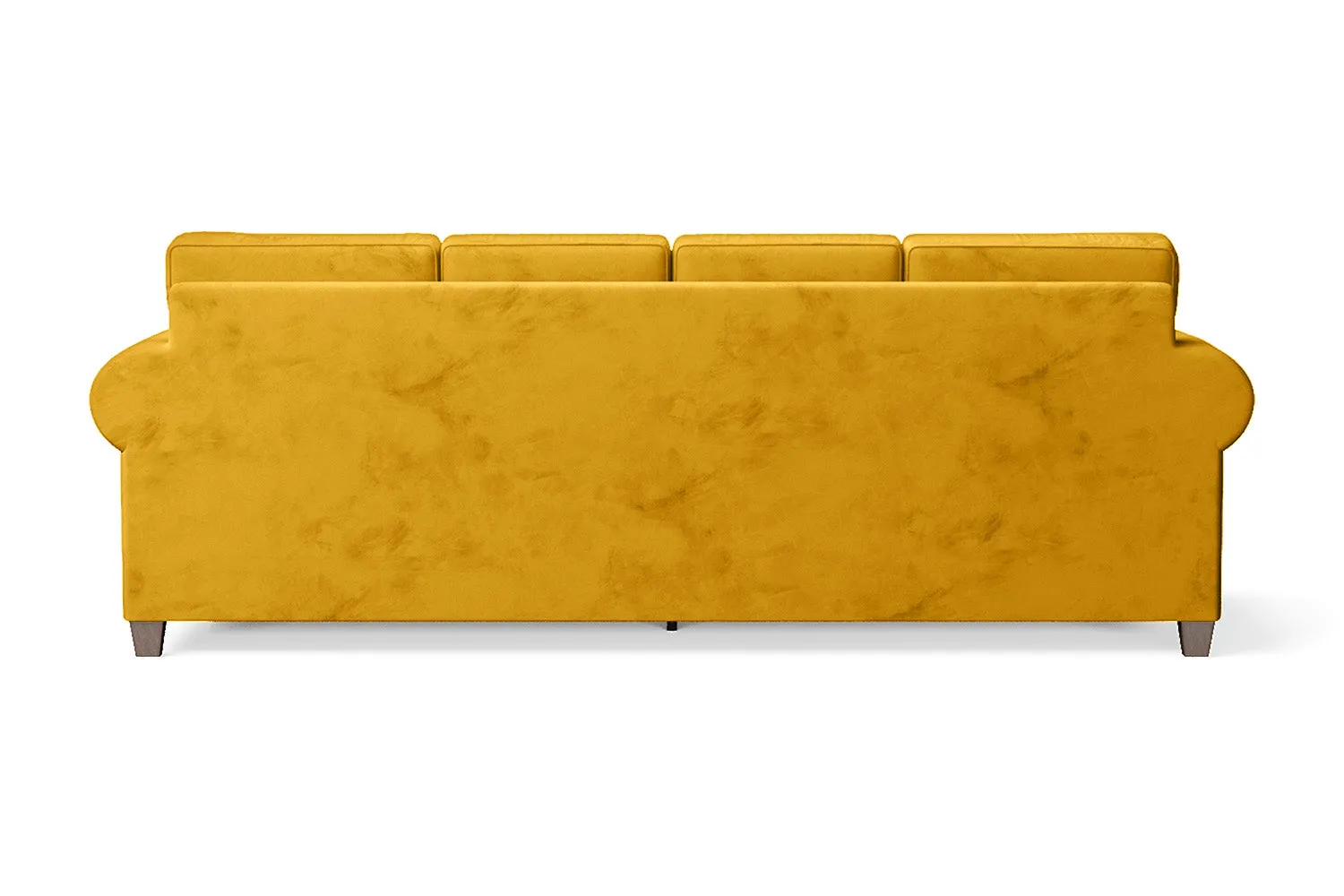 Marano 4 Seater Sofa Yellow Velvet