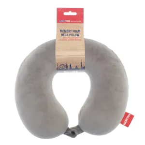 Memory Foam Neck Pillow Plush Fleece Cushion Travel Accessory