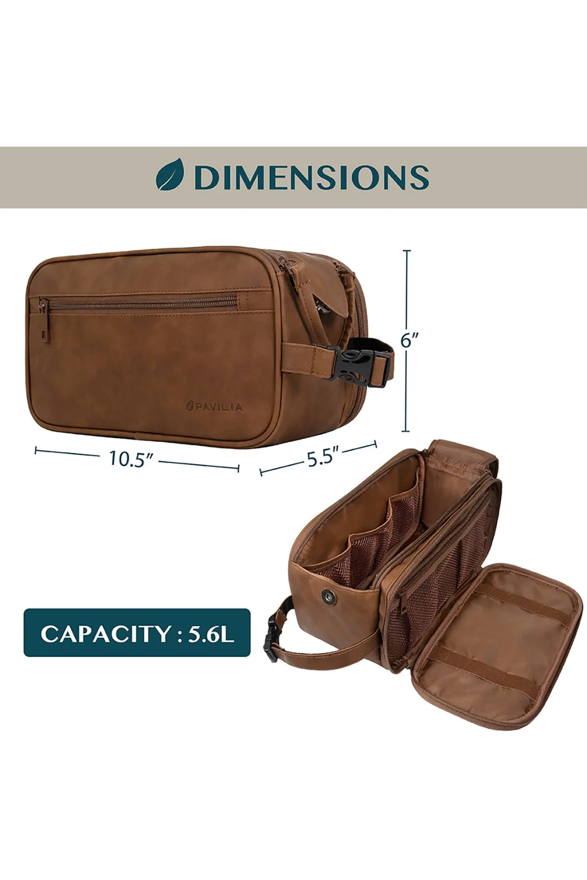 Men's Classic Dopp Kit Toiletry Bag
