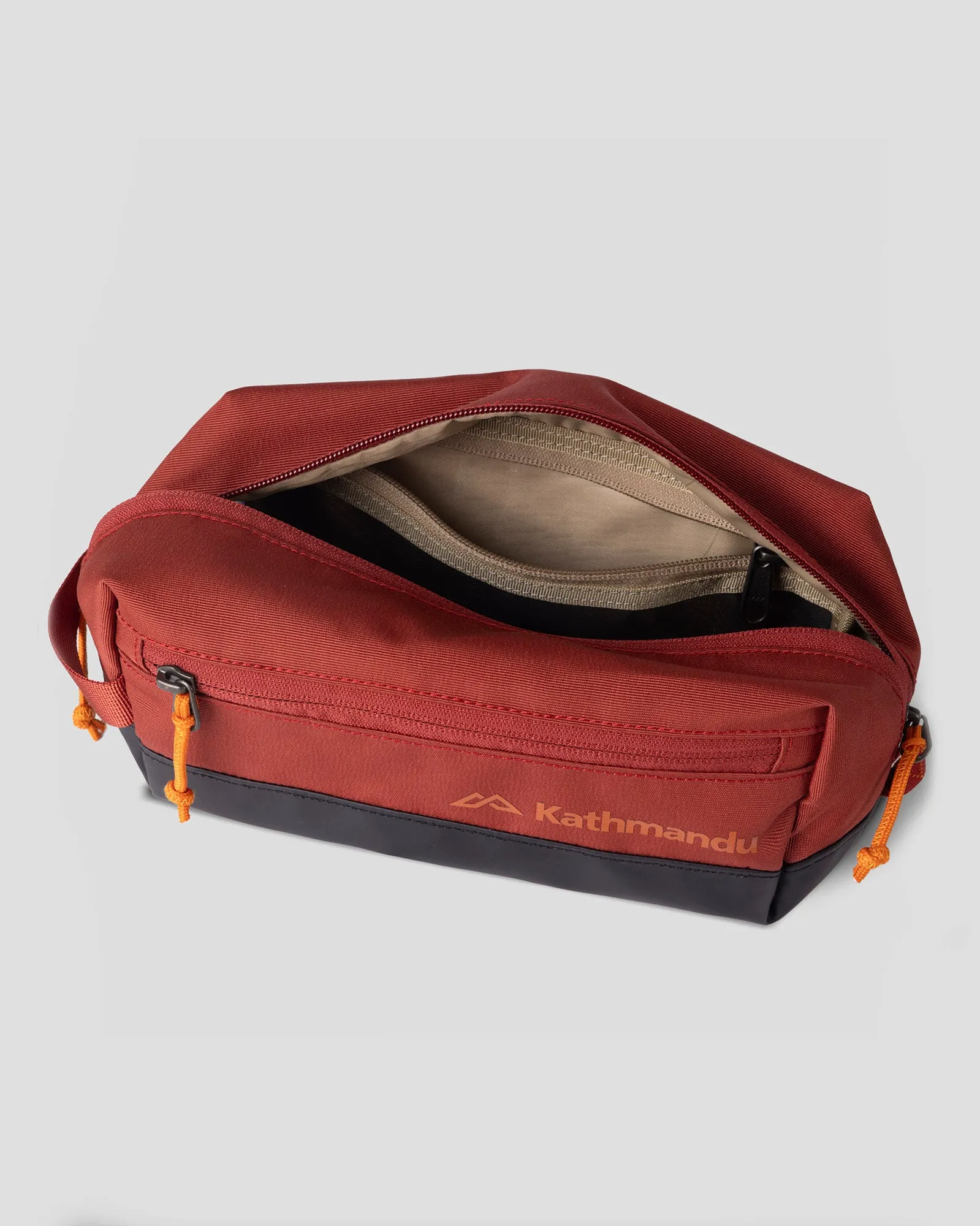Mono Toiletry Kit Bag - Redwood