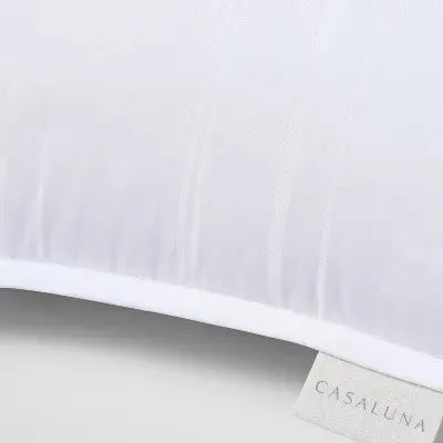 New - King Down Firm Bed Pillow White - Casaluna
