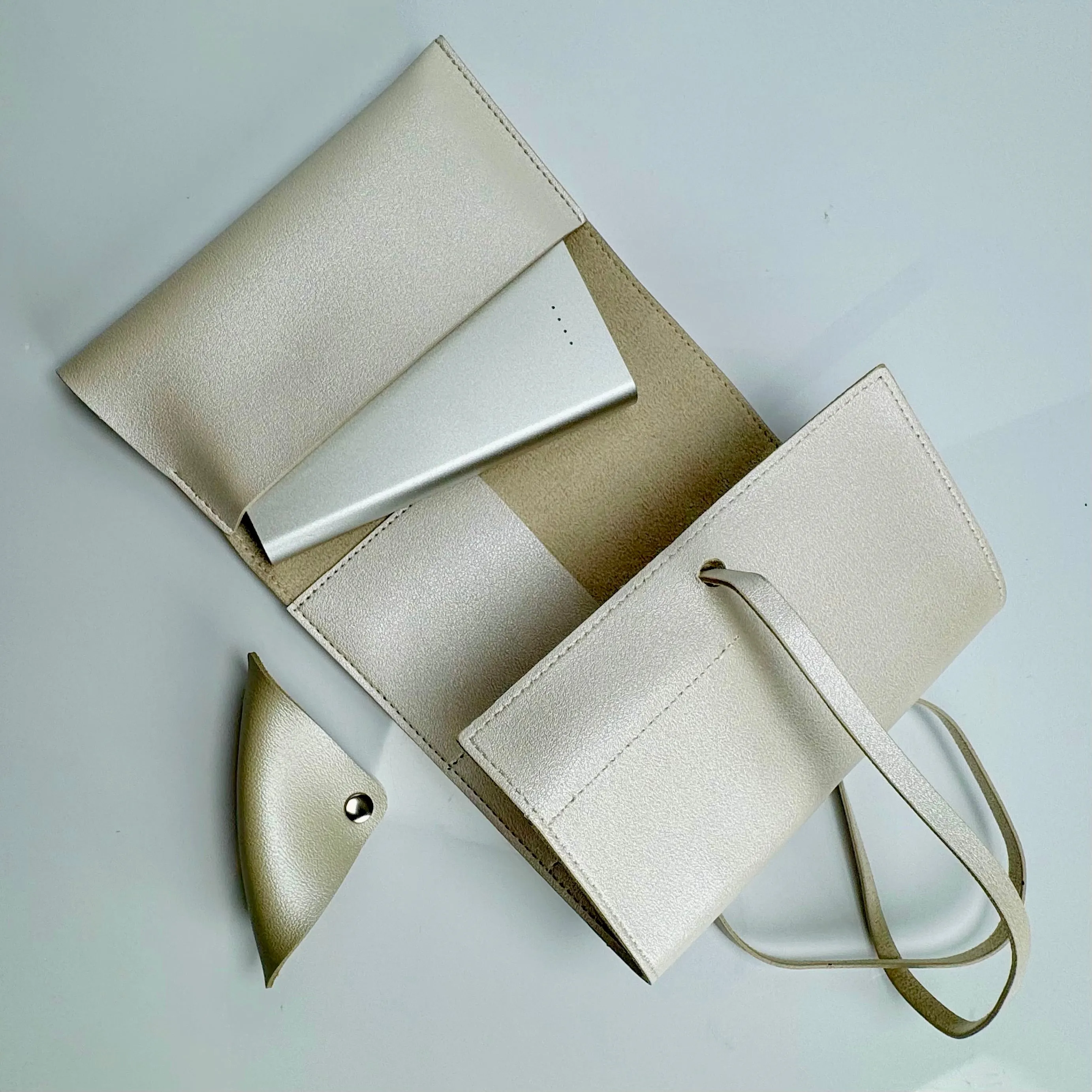 No EMF Charging Brick In  Leather Wrap •Perfectly Beautiful and Practically Perfect