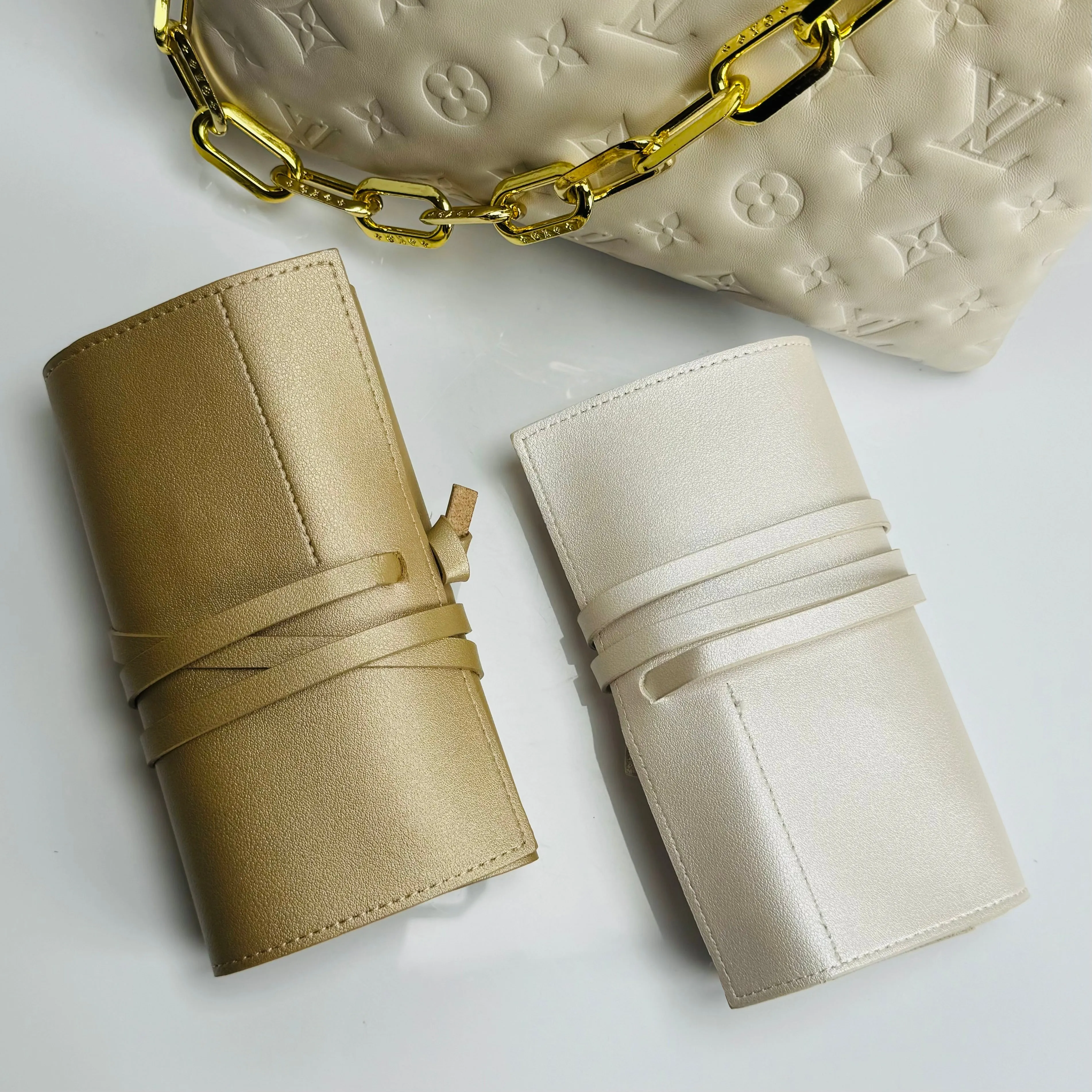 No EMF Charging Brick In  Leather Wrap •Perfectly Beautiful and Practically Perfect