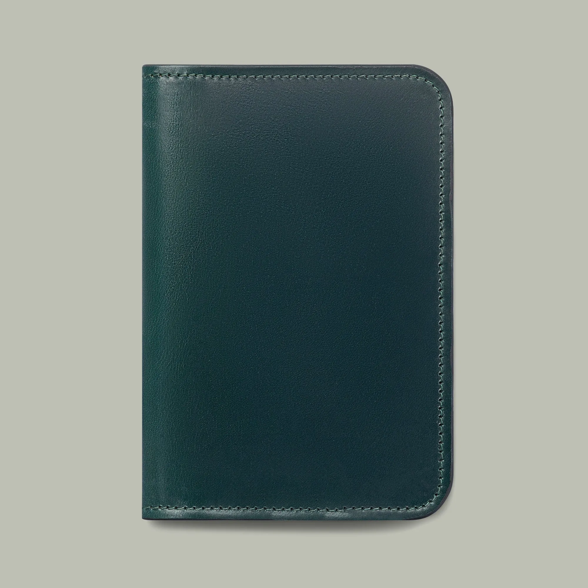 Noble Leather Passport Cover - H&H Green