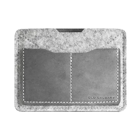 Old Calgary Passport Wallet - Concrete