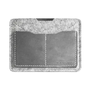 Old Calgary Passport Wallet - Concrete