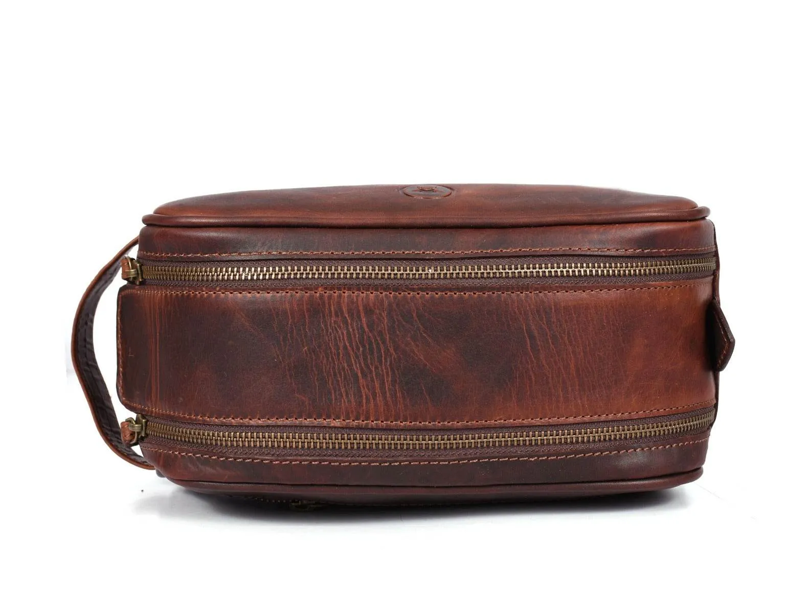 Omaha Leather Toiletry Bag - CFG
