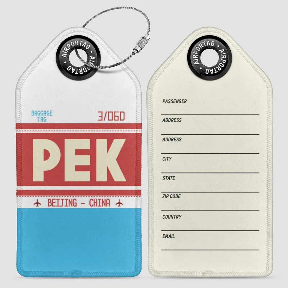 PEK - Luggage Tag
