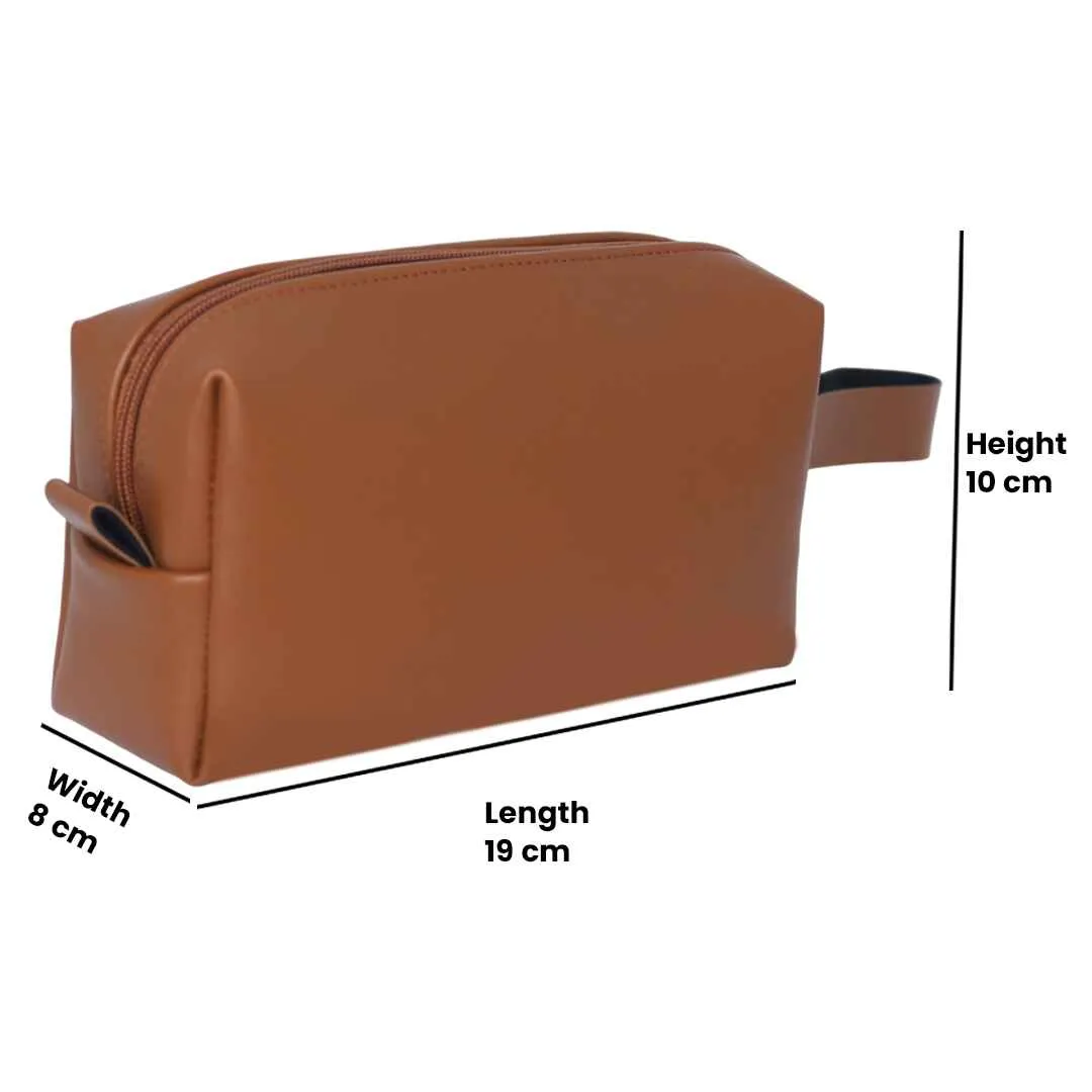 Personalized 4-in-1 Ladies Wallet, Travel Pouch, Luggage Tag & Passport Cover Set -Tan