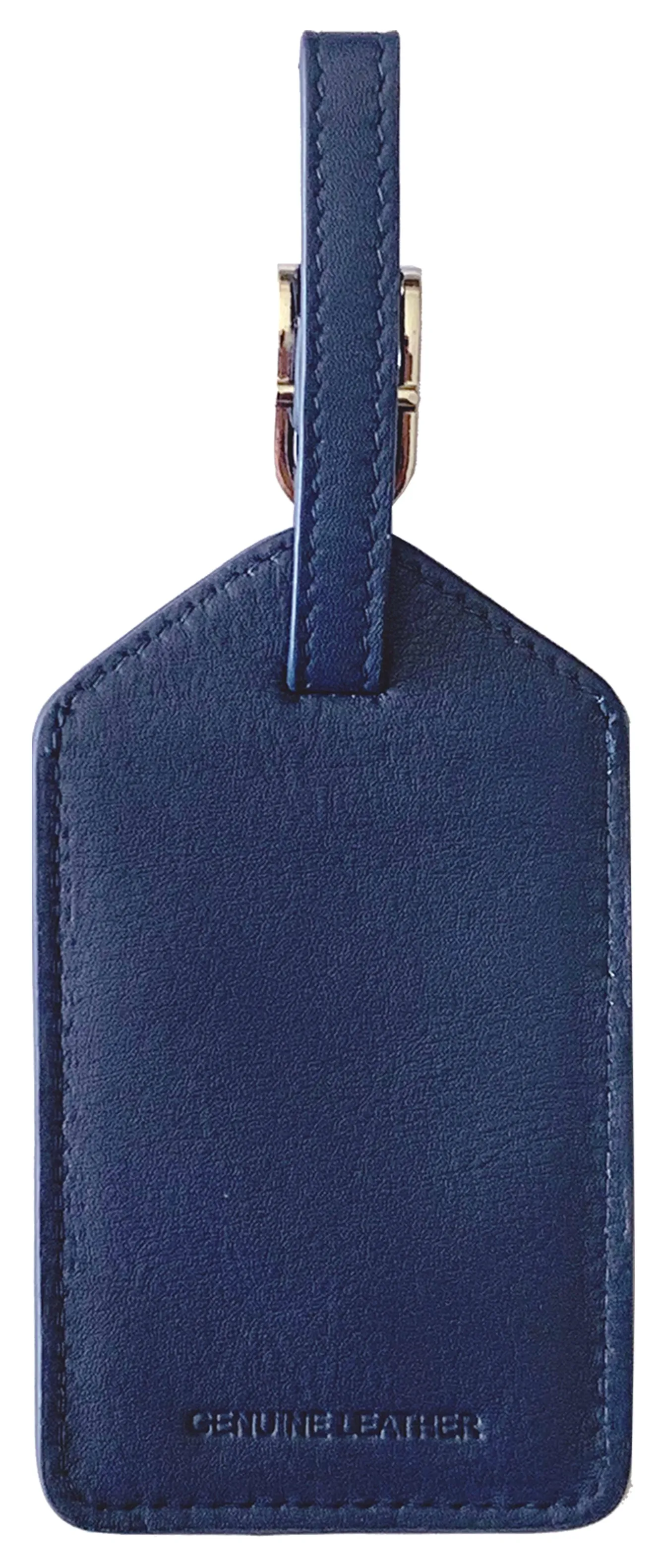 Personalized Monogrammed Leather Luggage Tag