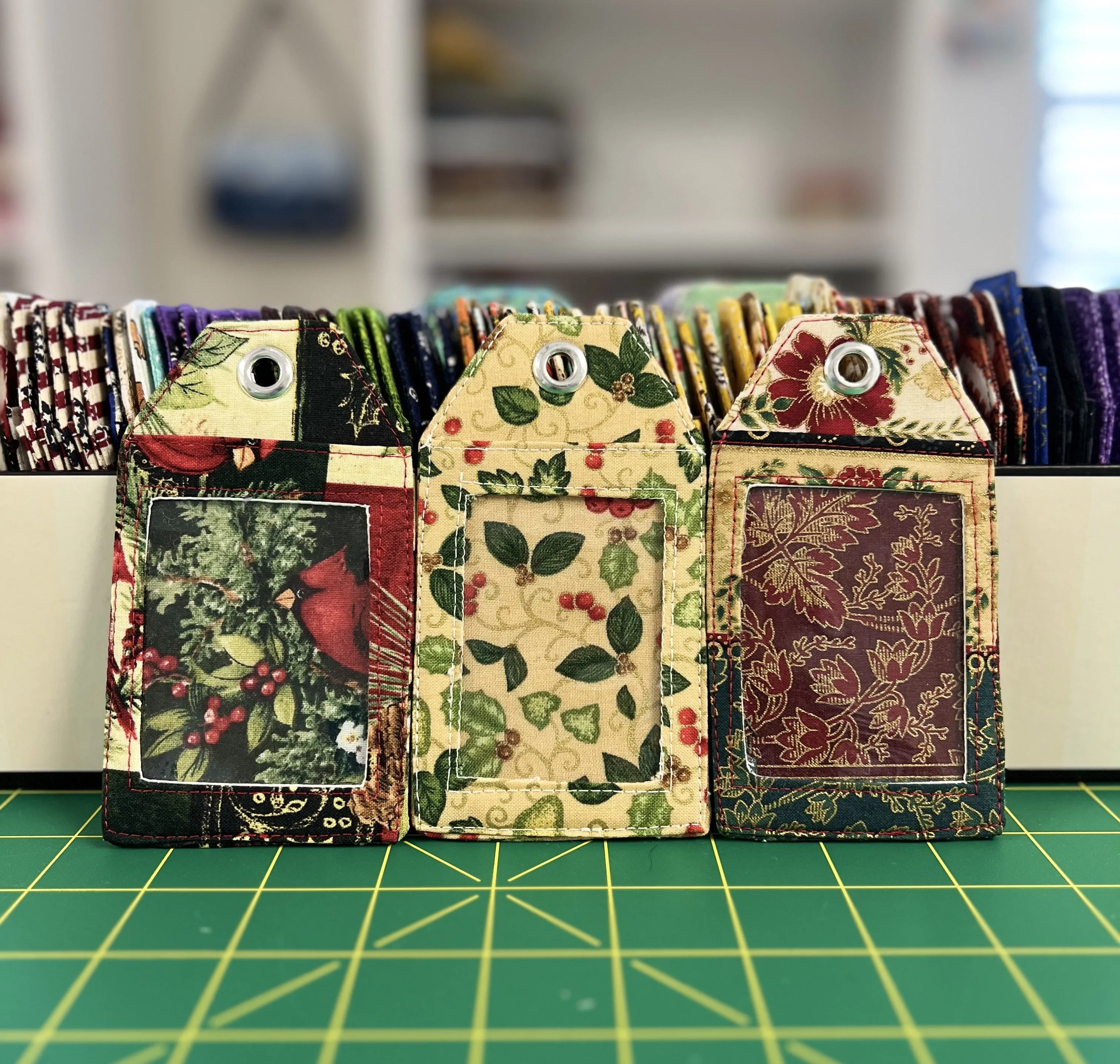 Pick any luggage tags; name tags - Christmas birds
