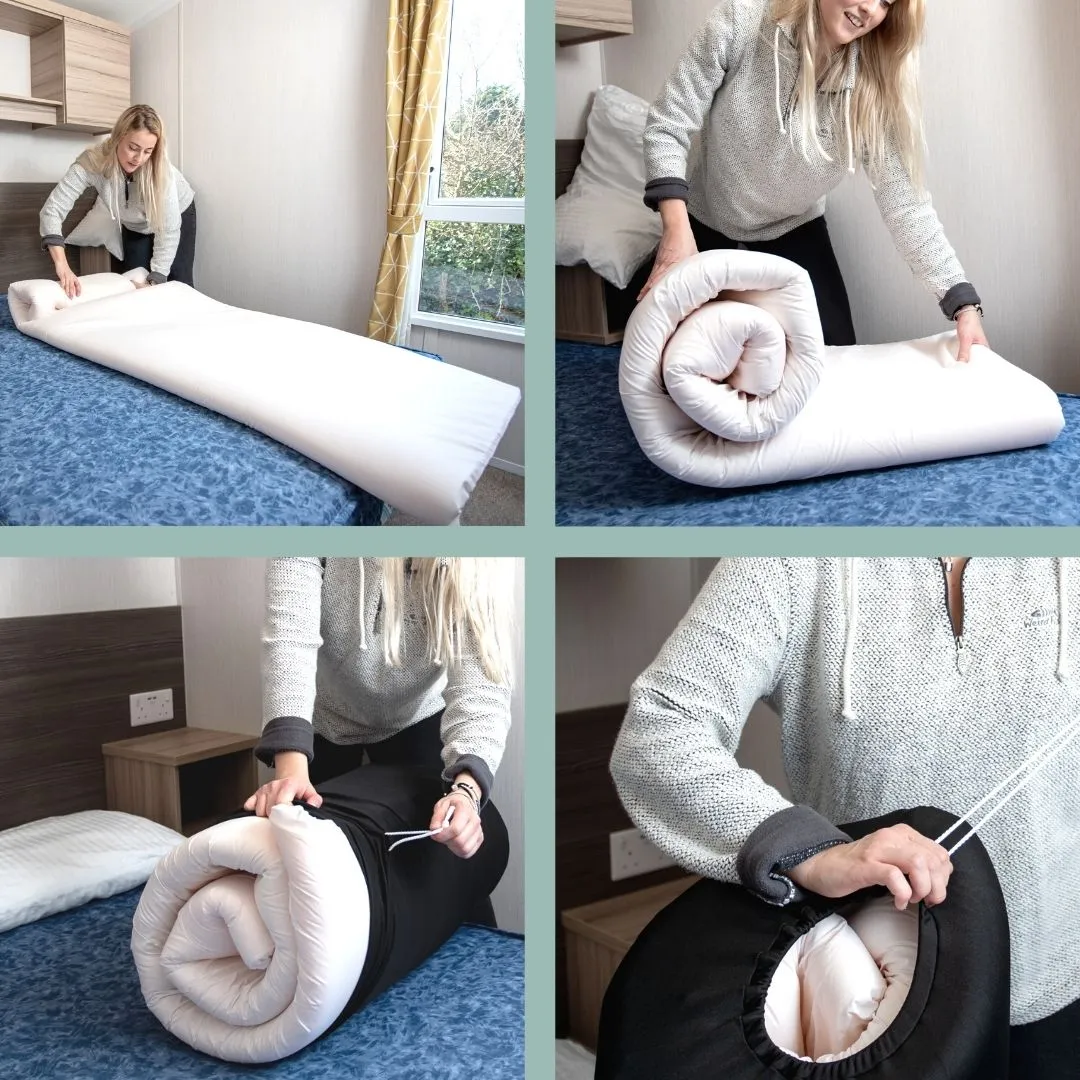 Putnams Memory Foam Travel Mattress Topper (With Bag)