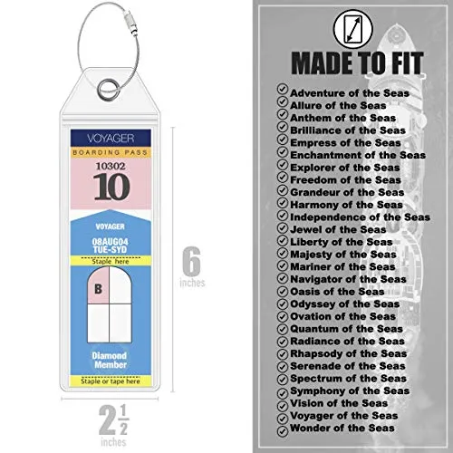 Royal Caribbean Luggage Tag Holders by Cruise On