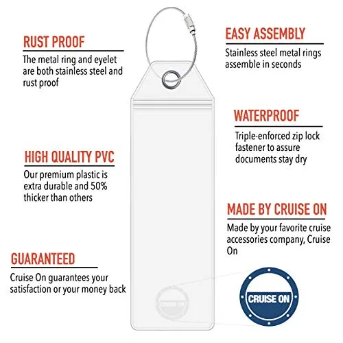 Royal Caribbean Luggage Tag Holders by Cruise On