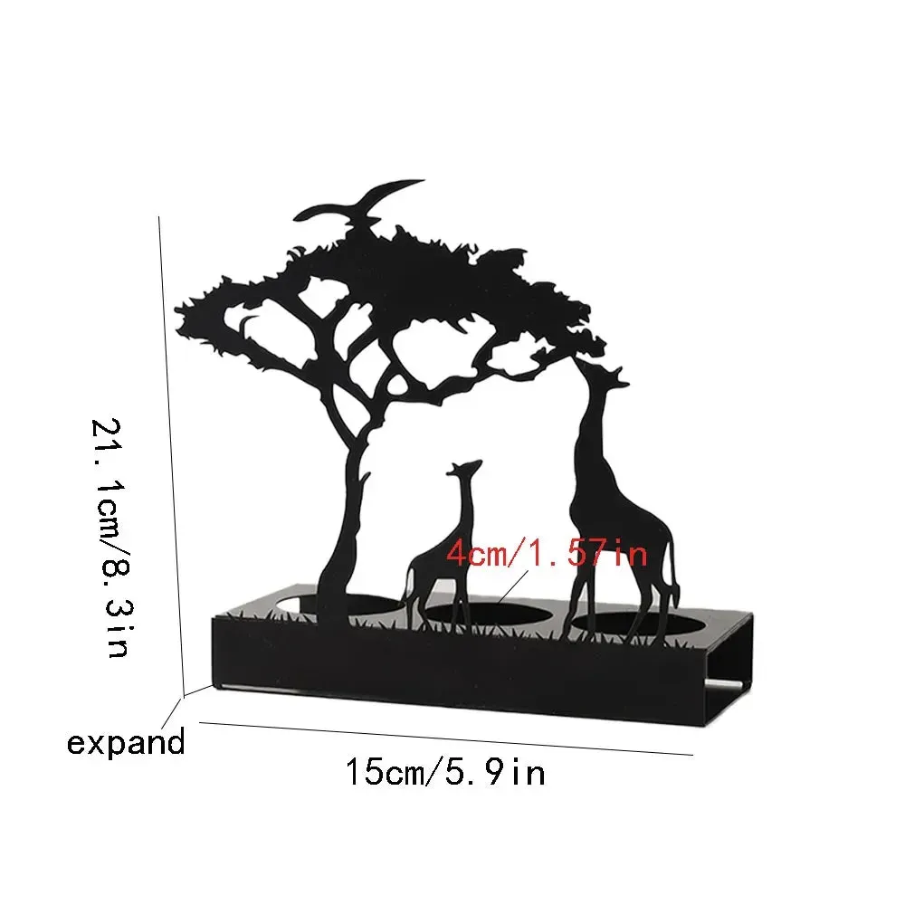 Safari Silhouette Candle Holders