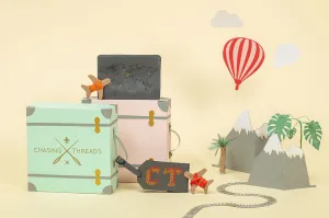 Stitch Passport & Luggage Tag Set - Grey