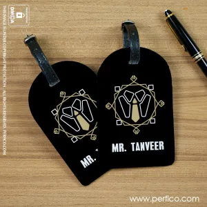 Suit and Tie © Personalized Luggage Tag