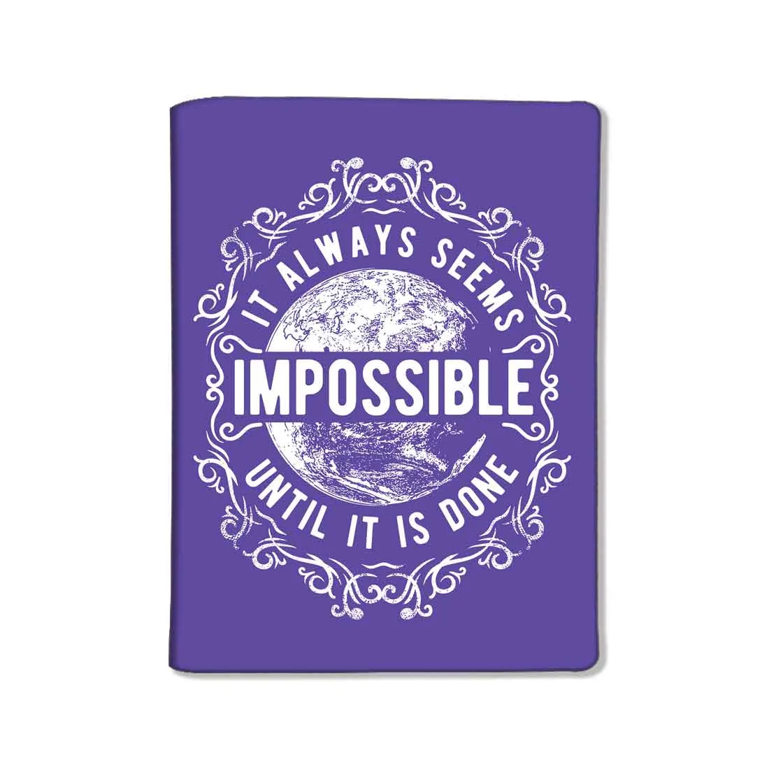 Travel Passport Holder Travel Case with Luggage Tag - Impossible