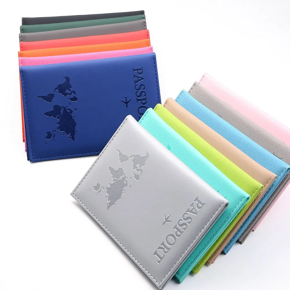 Travel Passport Holder with Card Organizer