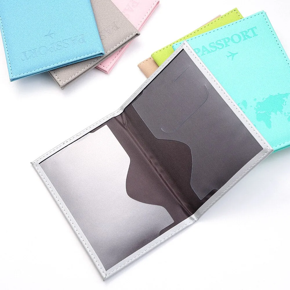 Travel Passport Holder with Card Organizer