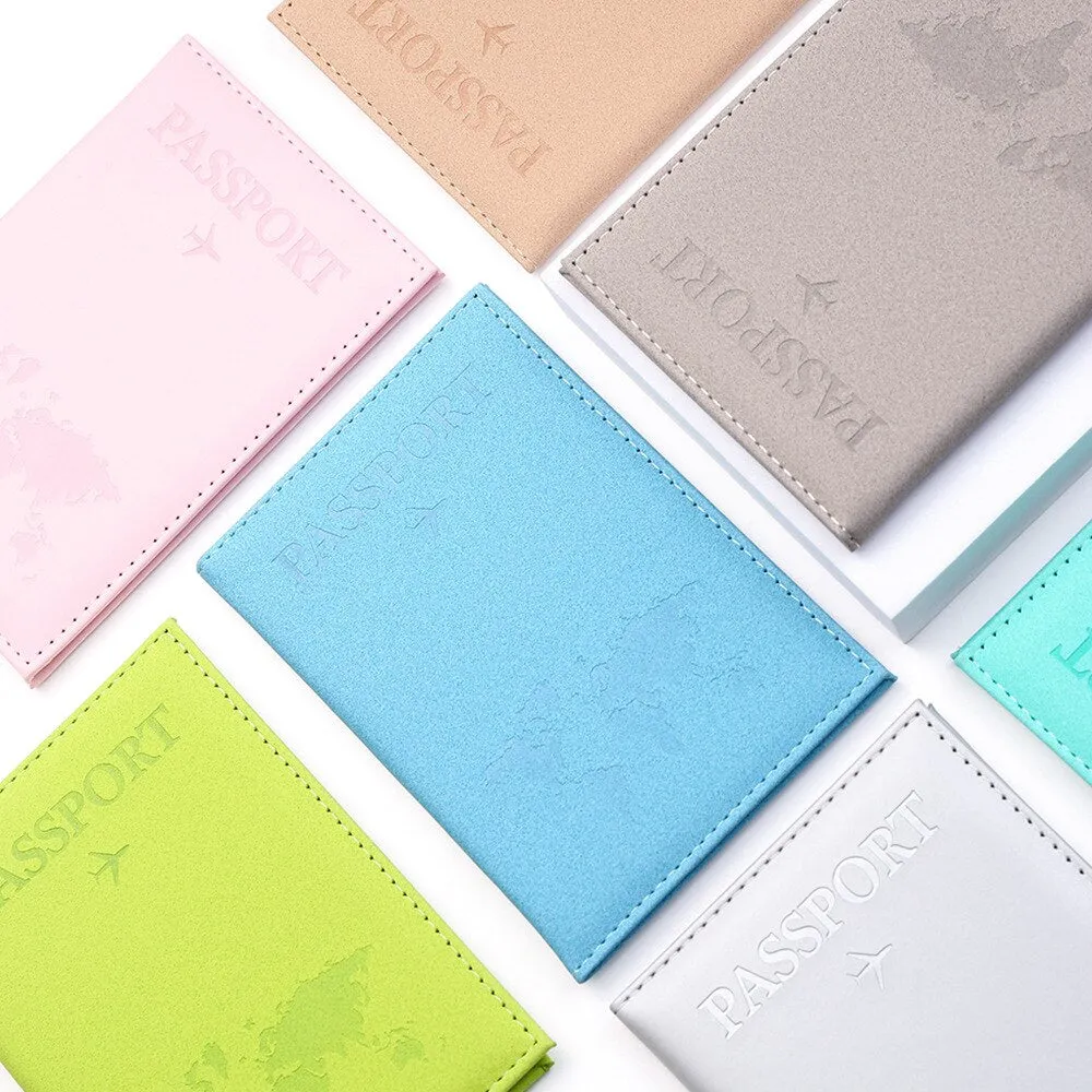 Travel Passport Holder with Card Organizer