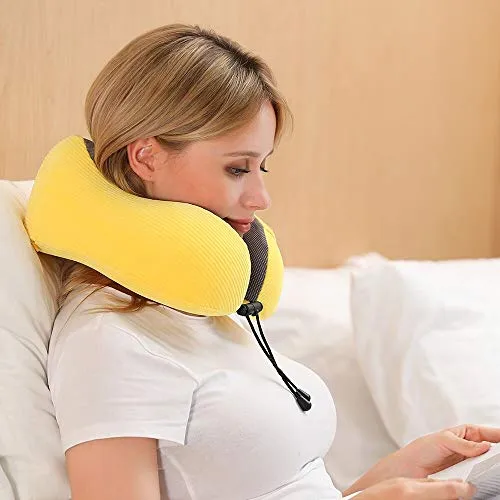 Travel Pillow Memory Foam with 360-Degree Head Support