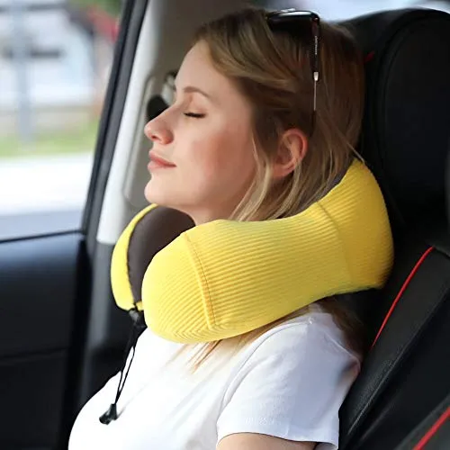 Travel Pillow Memory Foam with 360-Degree Head Support