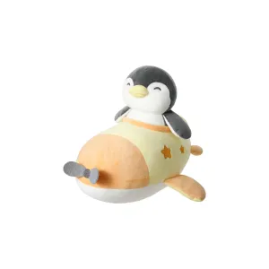 Travel Series Penguin Airplane Plush Toy(Black)