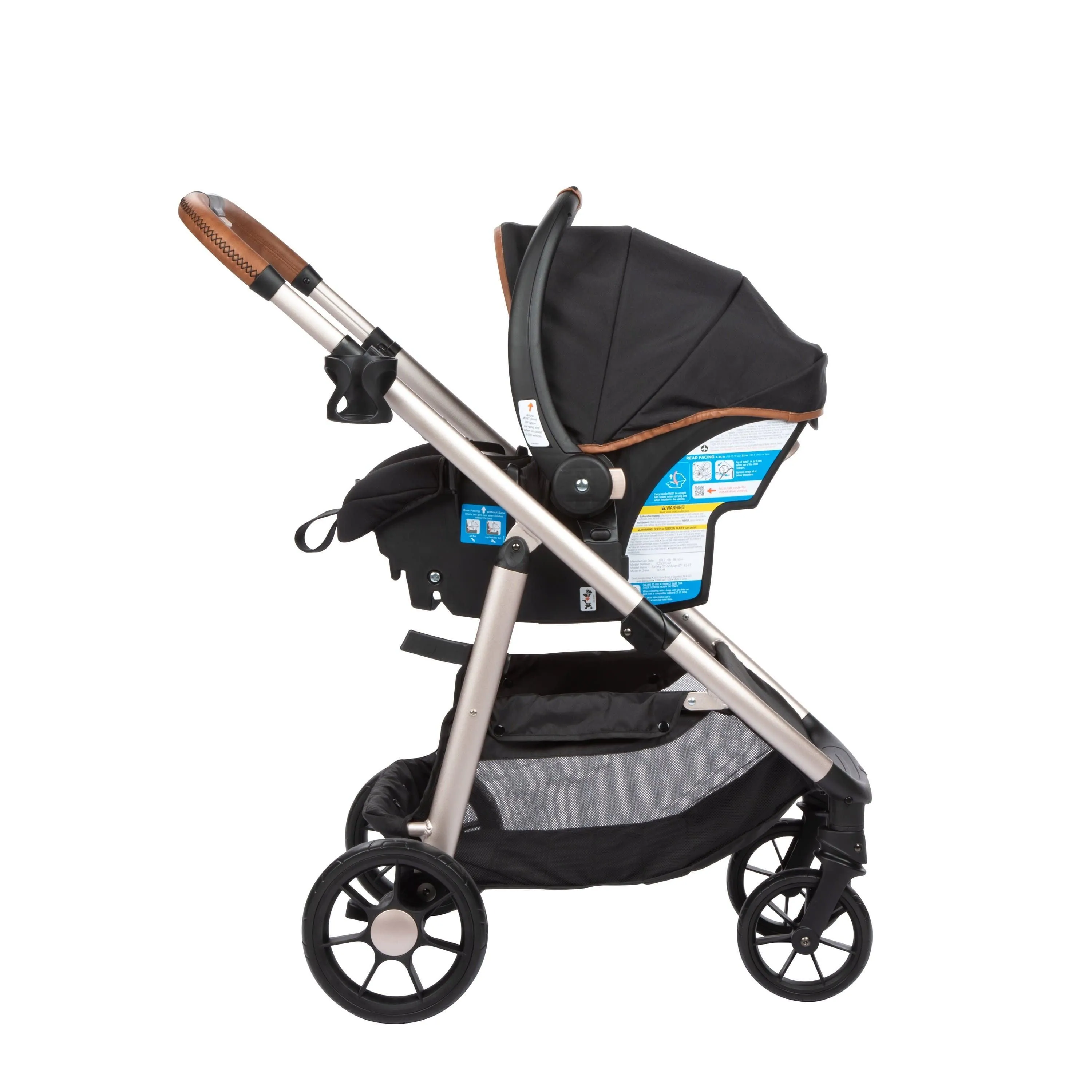 Travel System, Black & Gold, Toddler, Unisex